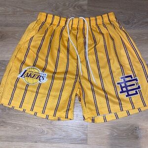 Eric Emanuel X Lakers Shorts Size Large